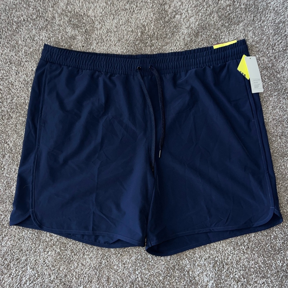 Men’s All in Motion Athletic Shorts XXL in Navy Blue